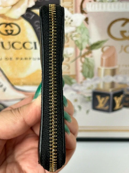 COACH Leather Zip Card Wallet 🖤 - Picture 12 of 14